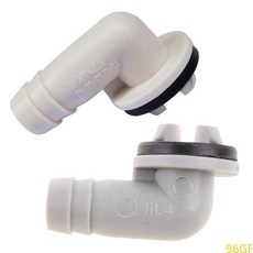96GF 드레인 호스 커넥터 엘보우 15mm/0.59in 고무 링이있는 누출 없음 에어컨 외부 장치에 설치하기 쉽습, 01 빠른