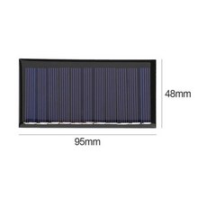 DIY 1.2W 5V 120mA 태양 전지 패널 태양 전지 모듈 배터리 충전기 에폭시 플레이트 거리 광고 마당 램프 조명, 8) 0.5W 5.5V