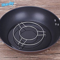 후라이팬 찜요리 받침 찜기 스텐 찜랙, 1개