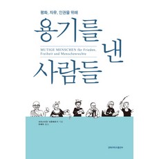 평화 자유 인권을 위해용기를 낸 사람들, 경북대학교출판부, 크리스티안 뉘른베르거 저/유혜자 역