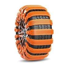 두꺼운 자동차 눈길 타이어 체인 일회용 타이형x5개 승합차 폭설 추천, 스노우타이WIDE-1P