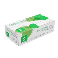 세이프가드 의료용 라텍스장갑, 100개, 여성용 S