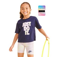 PLAYKIZPRO 나이키 프린트 클럽반팔티셔츠 토들러 네이비 123371