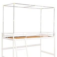 커튼 침대 이층 프레임 암막 모기장 브래킷 벙커 텐트형 기숙사용, 1. 발판확장형, 기타