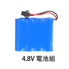 遙控車電池組, 1個, 電池4.8V-四節2口-供老款28cm, 電池4.8V-四節2口