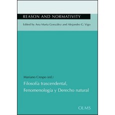 Filosofía Trascendental Fenomenología Y Derecho Natural Paperback, Georg Olms Verlag