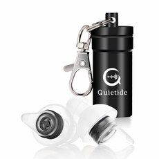 Quietide 31dB Q4 귀마개 안면 방음 수면용 귀마개 차음치 수면 비행기 일 공부, 1개입