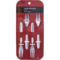 일본 직배송 카이 FA5186 포크 히메 4피스 심플 뉴 위너