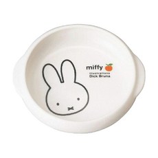 MIFFY x 日本金正陶器 蘋果米飛 兒童學習陶瓷碗, 1個, 雙耳舀碗