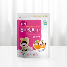 핑거 동그란 자일리톨 감귤링 아이과자 과일링 간식, 감귤, 40g, 1개