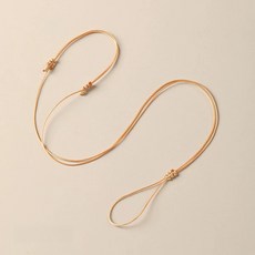 Cos-lume 초미세 왁스 코팅 목걸이 줄 작은 구멍용 안전 목걸이 옥 펜던트 매듭 없이 착용 가능한 반지 옥 펜던트 장식용 줄 엮은 줄