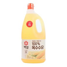백설 옥수수유 1.8L, 1개