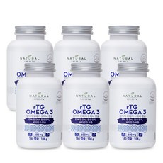 내추럴이믹스 알티지 오메가3 미니캡슐, 180정, 6개
