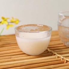 유리 막걸리잔 사케잔 170ml, 2개, 화이트