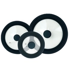 三環矽膠鍋蓋【多種鍋具適用】平底鍋蓋/不沾鍋蓋/露營鍋蓋/炒鍋鍋蓋/玻璃通用鍋蓋, 1個, 20cm