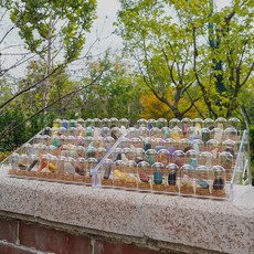 돌 광물 키트 크리스탈 관찰 보석 광석, A타입+B타입