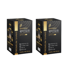 쉐이크모두 국산 블랙푸드 420g(30g x 14포) 서리태 맥주효모 선식 단백질쉐이크, 30g, 28개