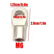 자동차 가스 용수철 범용 M6M8 스트럿 조인트 커넥터 엔드 피팅 교체 고정 암나사 2 개, 11 2pcs Type2  M6, 01 빠른