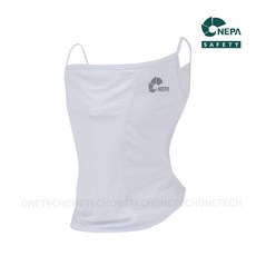 네파 NEPA 24년 아이스 이어 멀티 넥 스카프 안면마스크 페이스커버 자외선차단 쿨링 등산 골프 자전거 산책, 화이트