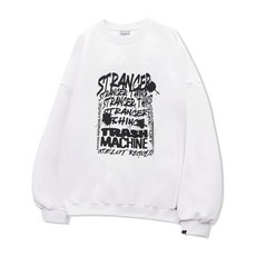 OCELOT C16 오실롯 펑크 오버핏 맨투맨 화이트 278588