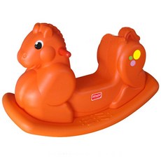 아기 장난감말 유아 흔들말 오렌지 목마놀이 아동용말, 1개, 혼합색상