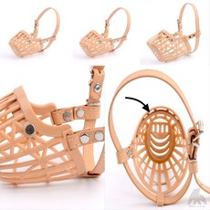 투곰샵 플라스틱 입마개 강아지짖음방지, 5호