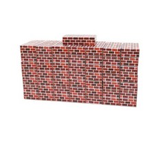 에듀플레이 종이벽돌블록 중형 50p, 브라운색상, 2세트