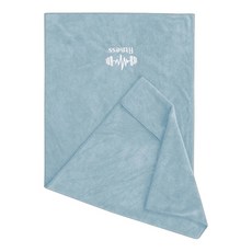 【升級加大尺寸】運動毛巾 吸水毛巾 健身毛巾 游泳 包巾 浴巾 吸水布 吸水巾, 煙雨藍, 1個