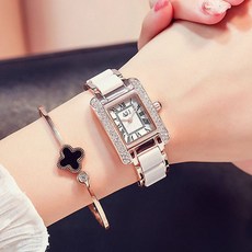 아띠꼴로 여성 세라믹 예쁜 손목시계 얇은 자개 메탈 쿼츠 시계