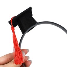 굿샵 학사모 머리띠 학사모머리띠, 옐로우