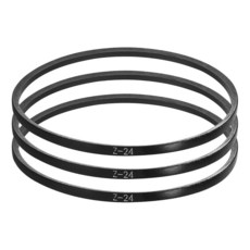 HARFINGTON 3피스 Z-57 Z 타입 V-벨트 1450mm/57.1인치 내부 길이 x 0.37cm 너비 x 0.25인치 높이 Z 타입 폐쇄 루프 고무 변속기 벨트, Z 24, 3