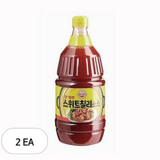 오뚜기 스위트 칠리소스, 2.1kg, 2개