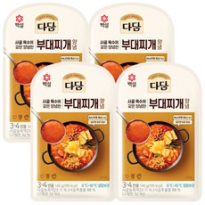 (냉장)다담 부대찌개양념140g, 140g, 4개