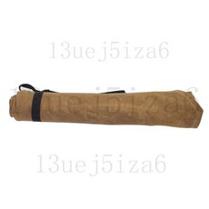 防水蠟帆布廚師刀袋 日式刀具收納捲包 便攜外出露營收納袋, 1個, 卡其色