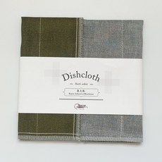 [정품] 살림숲 마루야마 R.I.B. 6겹 35x35 키친클로스 일본 행주 15종 Dishcloth, 05 모스그린, 1개