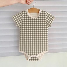 모모쨩 메쉬 삼각 반팔우주복 여름 바디수트
