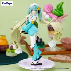 FuRyu 初音未來 Exceed Creative公仔 抹茶冰淇淋薄荷ver. 景品, 1個