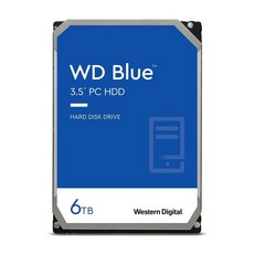Western Digital WD Blue HDD 6TB SMR 3.5 SATA 5400rpm 256MB PC 웨스턴 디지털 내장 하드