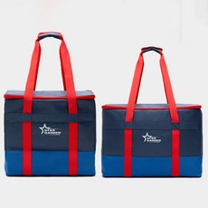 soft cooler bag 아이스박스 보냉백 대용량 보냉가방 코스트코, 37L, 블루레드