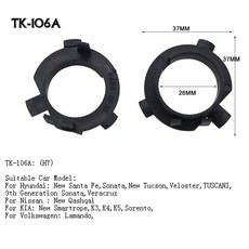 자동차 헤드라이트 전구 어댑터 리테이너 스탠드 헤드램프 홀더 호환 메르세데스 소켓 르노 베이스 뷰익 닛산 H7 아우디 포드용 벤츠 LED 마운트, TK-106A, 6.TK106A