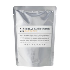 마크스 앤 웹 (MARKS & WEB) 허벌 버스 파우더 리필 180g 만다린, 1