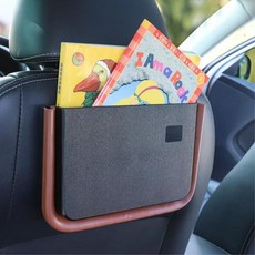 접이식 차량용 방수 쓰레기통 수납형 휴지통 차휴지통 차량용품, 블랙