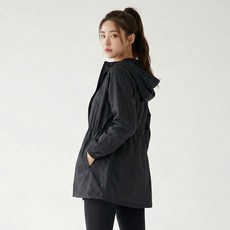 <스타일랑> 여성 후드 바람막이 롱자켓 / 팝 후드 등산 아웃도어 스포츠 운동복 바람막이 롱 점퍼