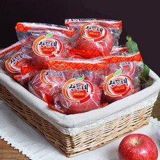 [산들네] 껍질째 먹는 경북 세척 꼬마사과 4.5kg 28-33과내, 1개