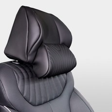 에제스 펠리세이드 전용 윙아웃 버킷 헤드레스트 차량용 목쿠션, 미스티그레이, 1개