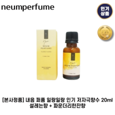 [본사정품] 내음 퍼퓸 일랑일랑 I 저자극향수 I 설레는향+파운더리한잔향, 20ml, 1개