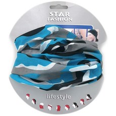 魔術頭巾 無縫冰絲 運動頭巾 排汗透氣 百變頭巾 防曬頭套 騎行面罩 登山圍脖 慢跑髮帶 釣魚帽 止汗帶, 1個, 顏色隨機出貨，可備註色系, 多款花色