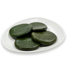 거문도해풍쑥 거문도해풍쑥 무설탕 쑥떡 아침식사대용 쑥개떡(개별포장), 500g, 2개