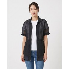 팜스프링스 (팜스프링스) 여성 허리스트링 반팔 집업자켓_SWJL232655