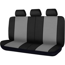 플라잉 배너 리어 벤치 카시트 커버 프로텍터 분할 4060 5050 6040리어 벤치네오프렌 파란색, Gray, Rear Bench-Value, 1개